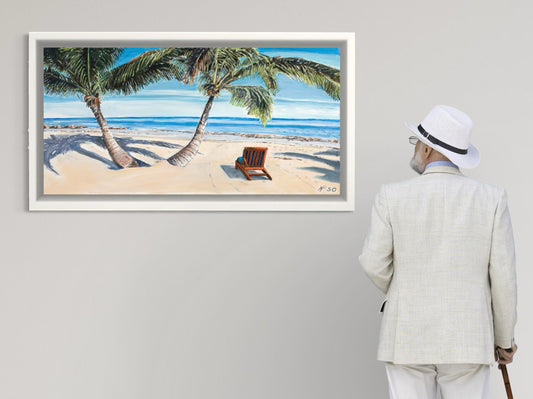 Palm Trees and Chaise