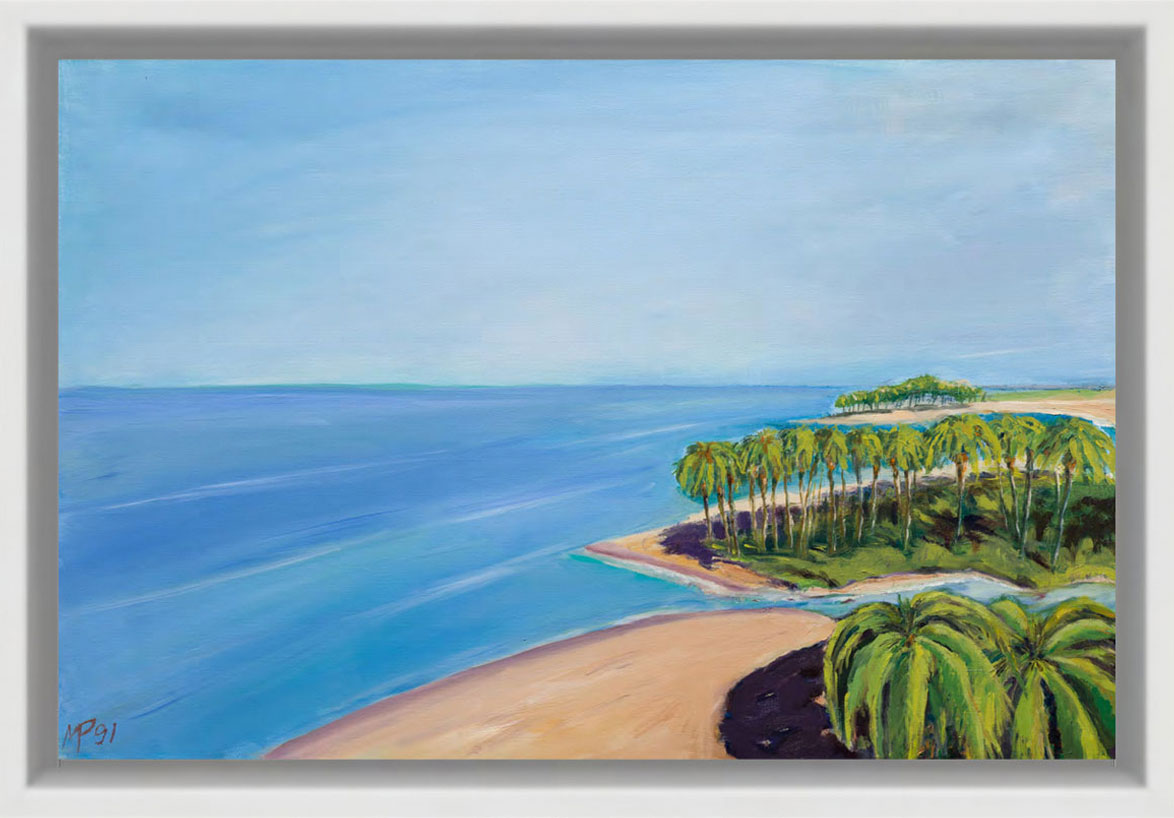 Palm Trees at Stream
