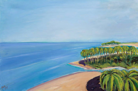 Palm Trees at Stream