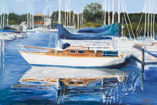 Sloop at the Harbor